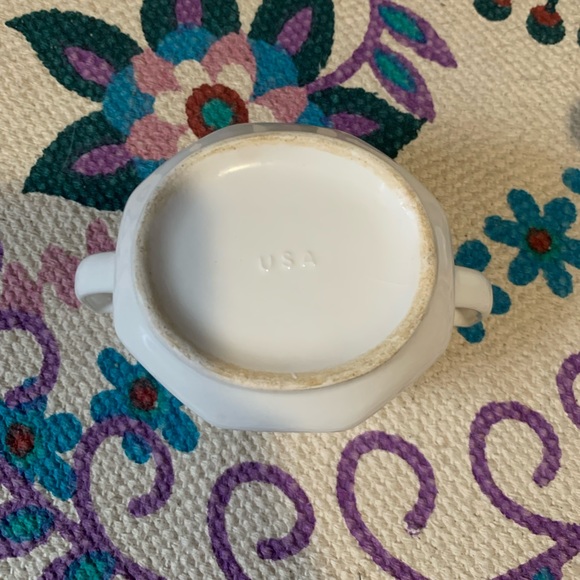 Vintage cream & sugar set - Picture 6 of 8